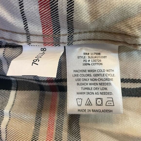 Levi’s Plaid Button Down Shirt size 3XL - Picture 4 of 4